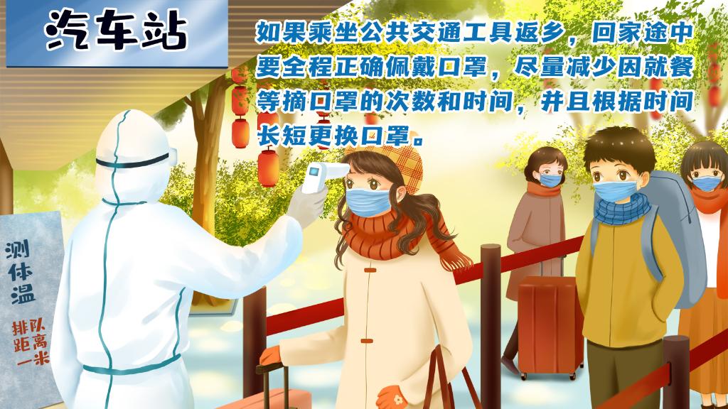 春運進(jìn)行時，人在旅途如何做好防護(hù)？