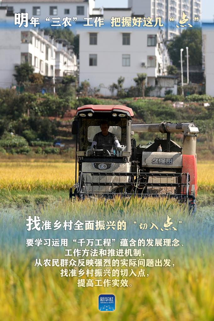 明年“三農(nóng)”工作，這幾個(gè)“點(diǎn)”要把握好