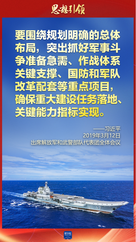 思想引領(lǐng)｜兩會上，習(xí)主席這樣談強(qiáng)軍之路