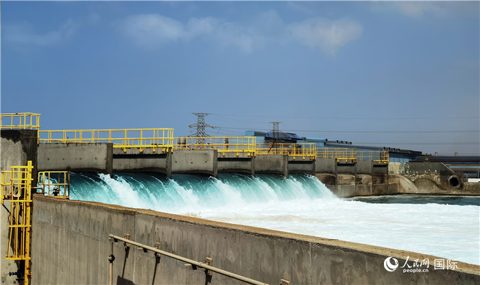 圖為取排水工程項(xiàng)目一景。人民網(wǎng)記者管克江攝