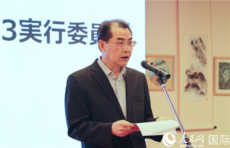 中國駐日本大使吳江浩致辭。人民網(wǎng) 許可攝