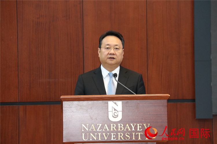 中共中央宣傳部副部長王綱致辭。人民網(wǎng)記者 李強(qiáng)攝
