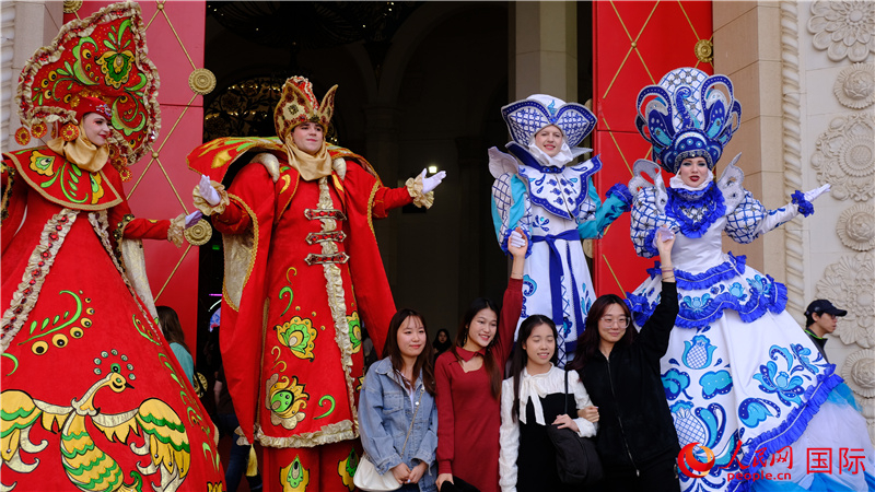 北京展覽館舉辦首屆俄羅斯“謝肉節(jié)”慶?；顒?dòng)。人民網(wǎng) 褚夢琦攝