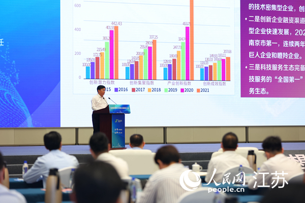 2022南京江北新區(qū)創(chuàng)新活力指數(shù)發(fā)布。江北新區(qū)供圖
