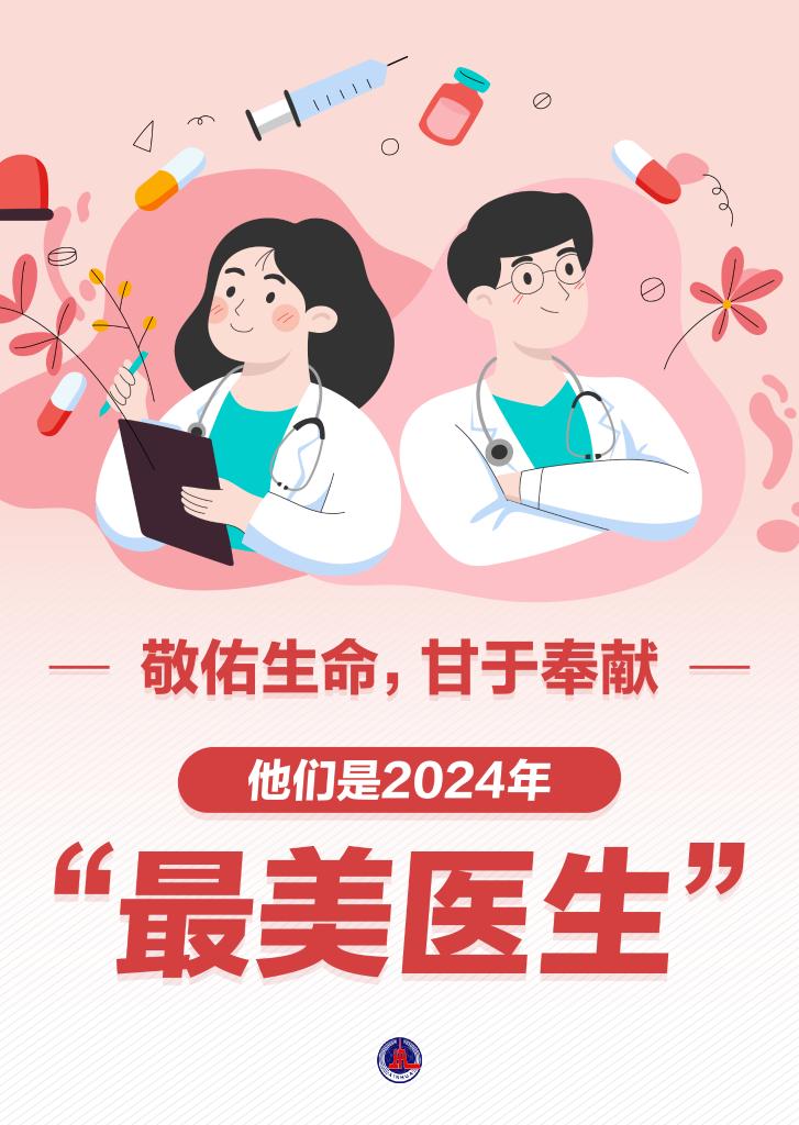 新華鮮報|致敬“白衣戰(zhàn)士”！2024年“最美醫(yī)生”發(fā)布