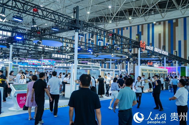 2、2024數(shù)博會共吸引400余家展商參展。人民網(wǎng) 陽茜攝.jpg