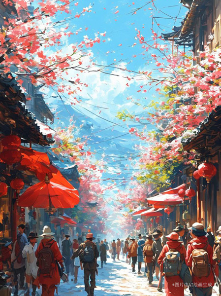 【巳巳如意萬(wàn)象新】漫評(píng)丨紅紅火火中國(guó)年，照見(jiàn)新年新圖景