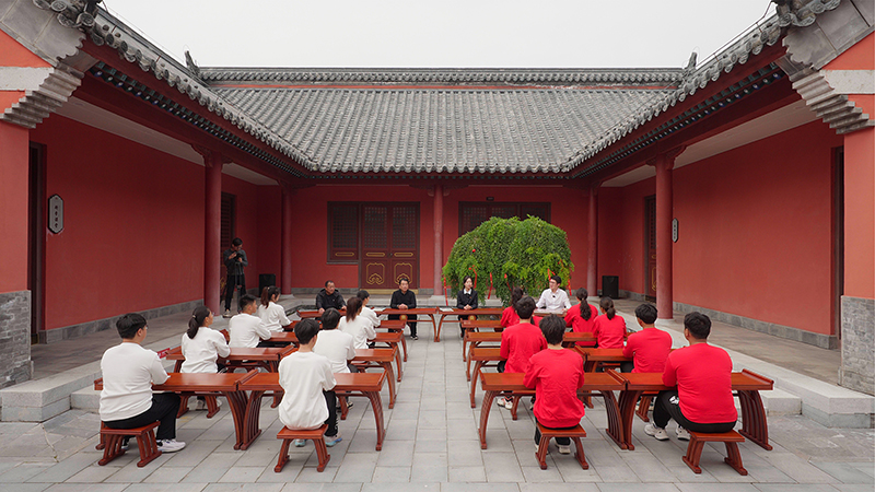 “一塊豆腐話清廉”思政課。滁州市委網(wǎng)信辦供圖