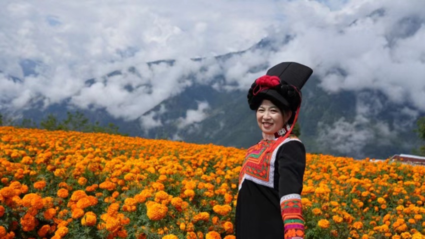 瀘定正以其獨(dú)特的魅力，吸引著各地游客。瀘定縣委宣傳部供圖