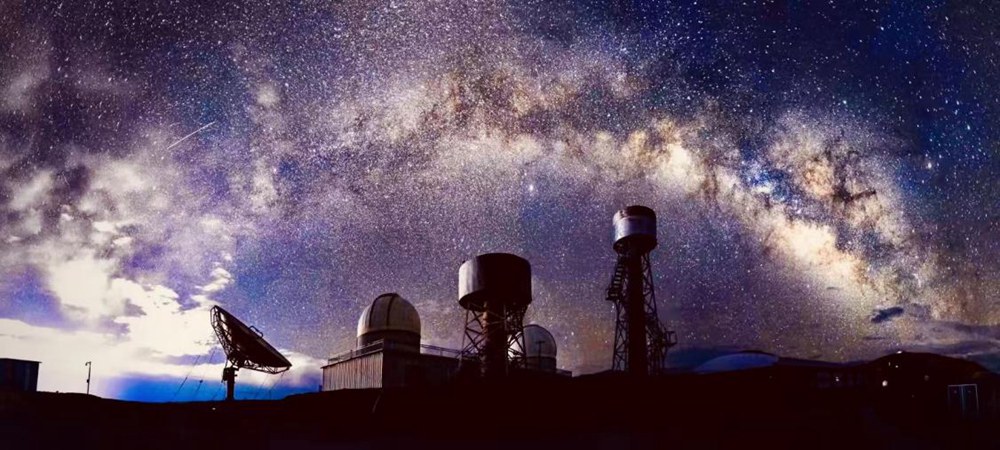 阿里暗夜星空。貢覺群培攝